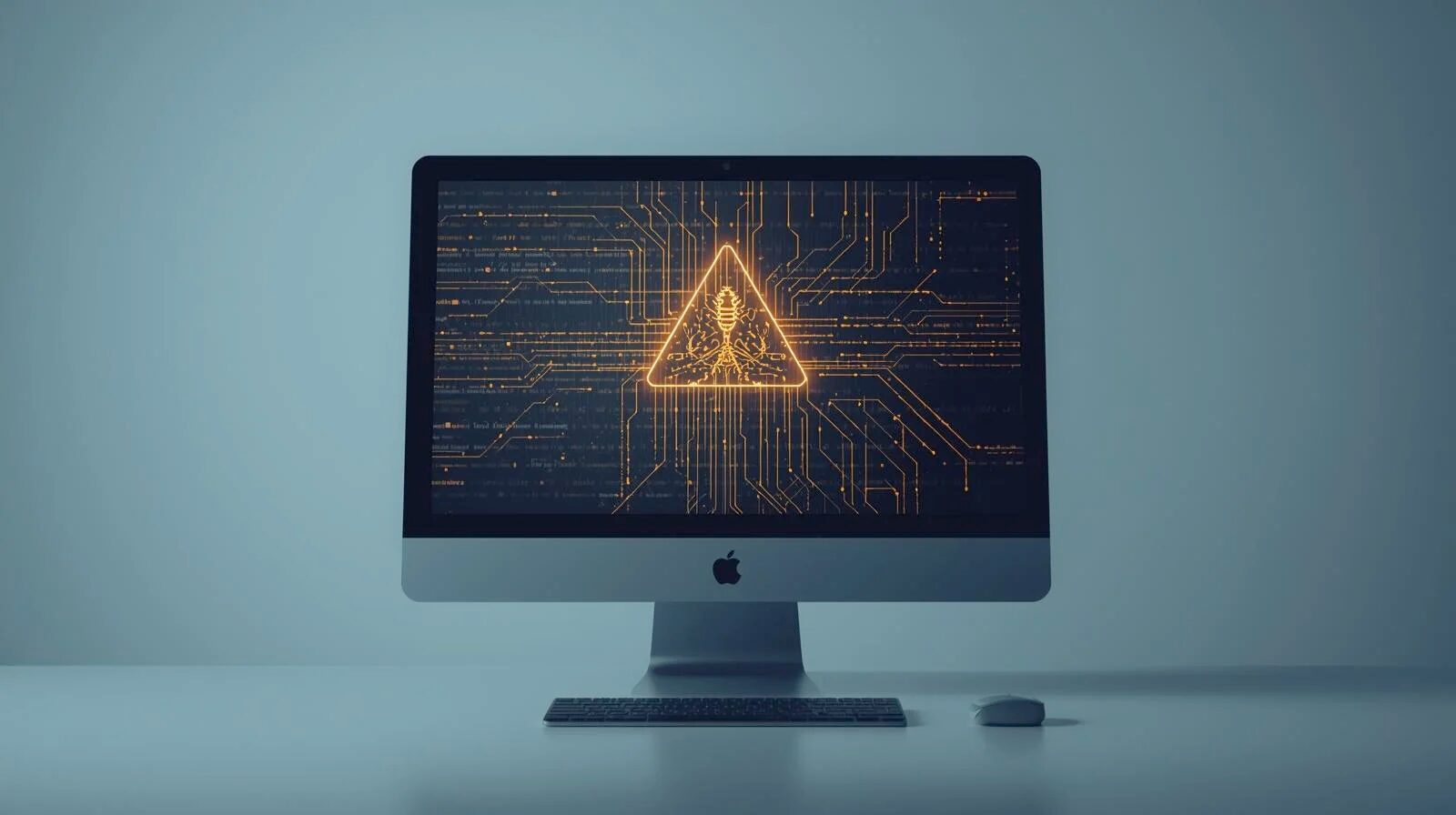 モニター画面にエラーが出ている画像