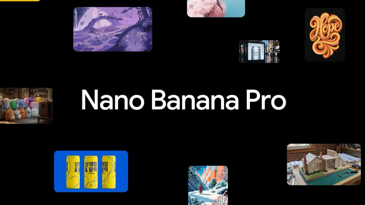 Nano Banana Pro公式サイトトップ画面の画像