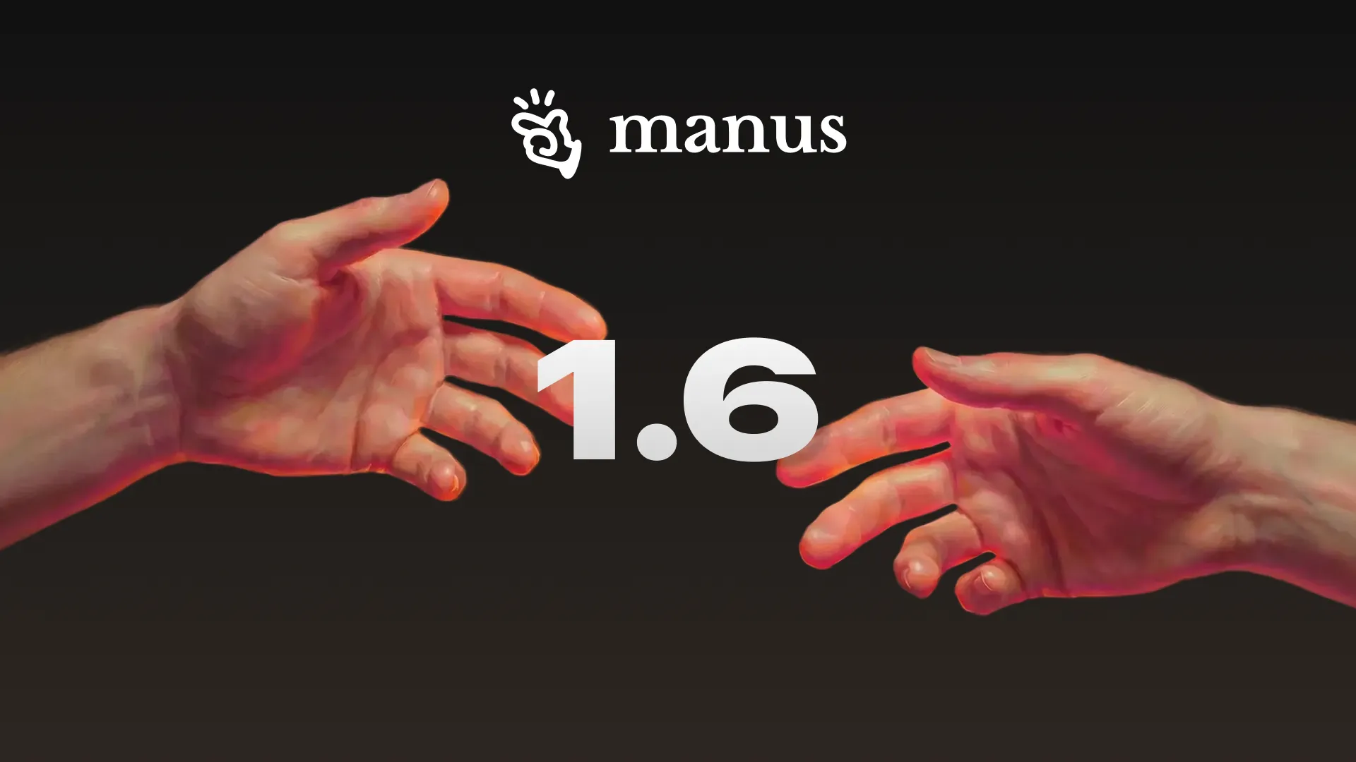 Manus 1.6トップページの画像