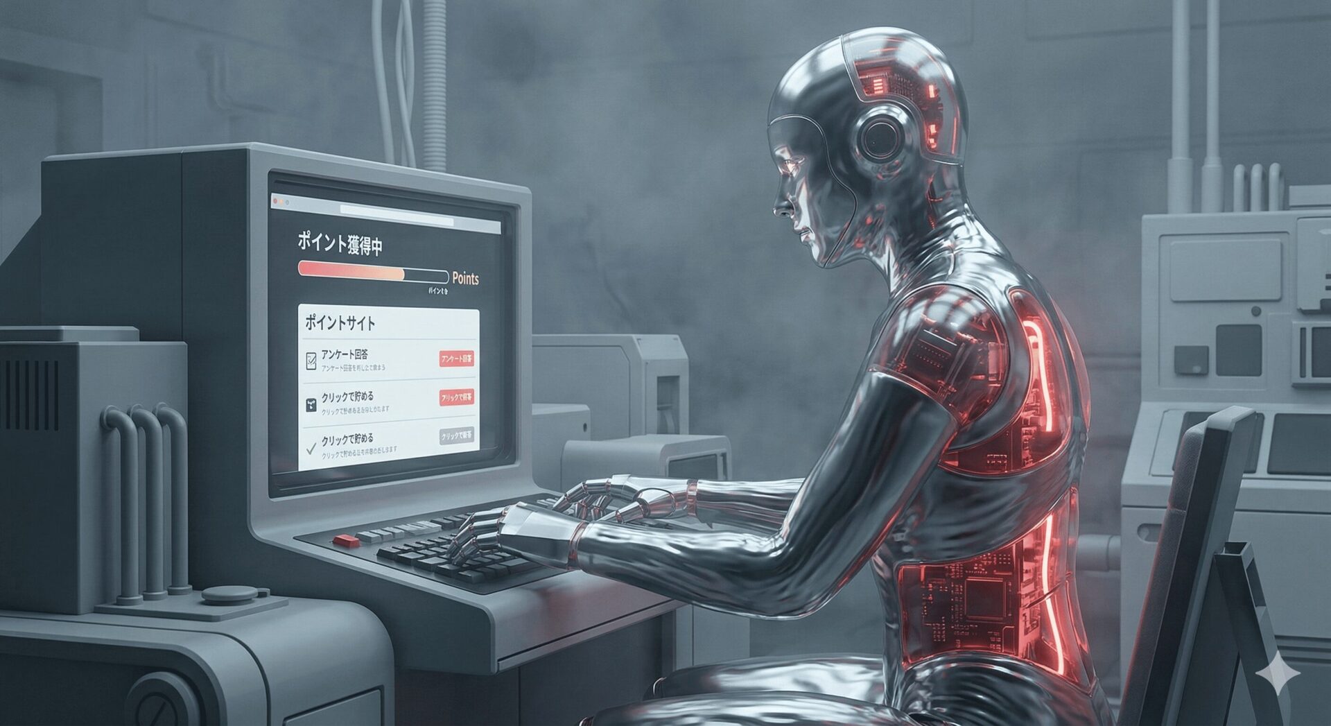 AIがポイントサイトを使っている画像